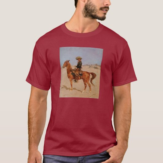 T-shirt Le perforateur de Frederic Remington (1895) (Devant)