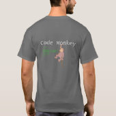 T-shirt Le Perl codent le singe (Dos)