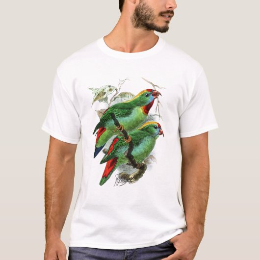 T-shirt Le perroquet accrochant philippin de Keulemans (Devant)
