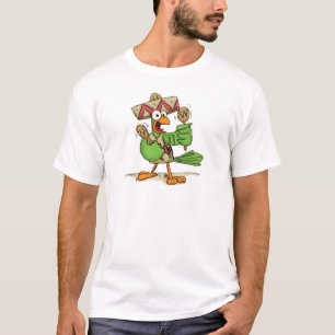T-shirt Le perroquet avec Maracas