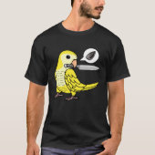 T-shirt Le Perroquet De Couteau Veut Des Graines I Jaune L (Devant)