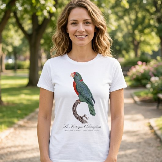 T-shirt Le Perroquet Langlois de Jacques Barraband