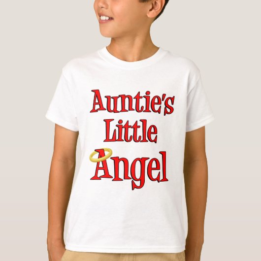 T-shirt Le petit ange de la tante (Devant)