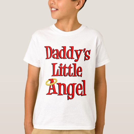T-shirt Le petit ange de papa (Devant)