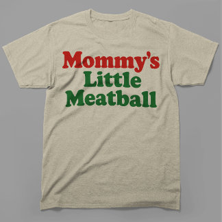 T-shirt Le Petit Boulet de Maman Drôle Italien Rétro