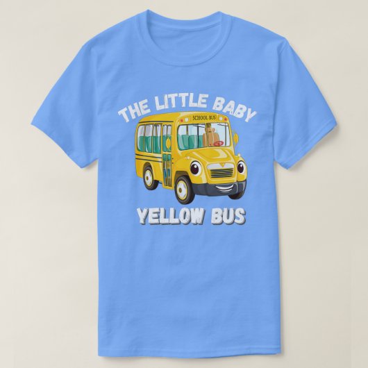 T-shirt le petit bus jaune bébé (Design devant)