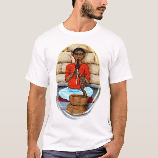 T-shirt "Le petit charmeur de serpent " (Devant)