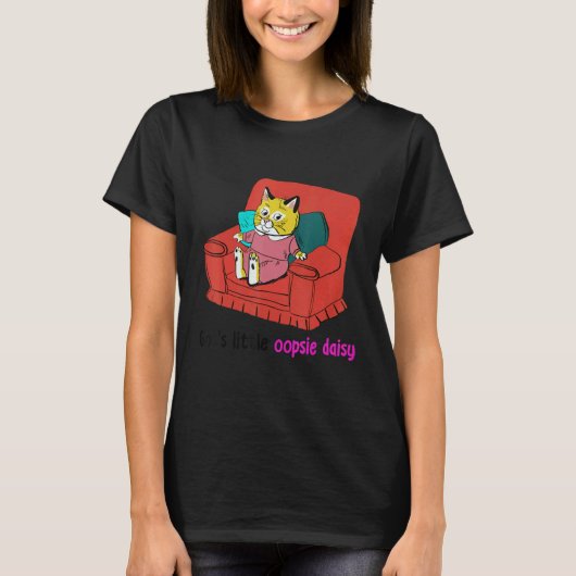 T-shirt Le petit chat gaffe de Dieu pour chat (Devant)