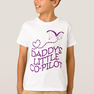 T-shirt Le petit copilote de papa qui parapente les enfant
