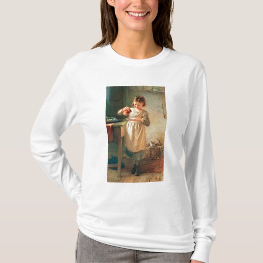 T-shirt Le petit déjeuner de Kitty (Devant)