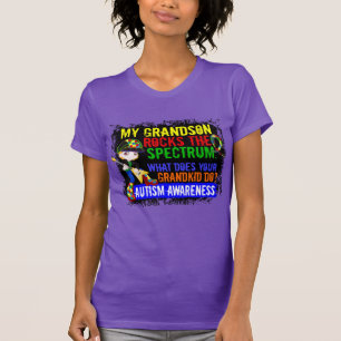 T-shirt Le petit-fils bascule l'autisme de spectre