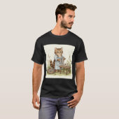 T-shirt Le petit marché du chat Fisher (Devant entier)