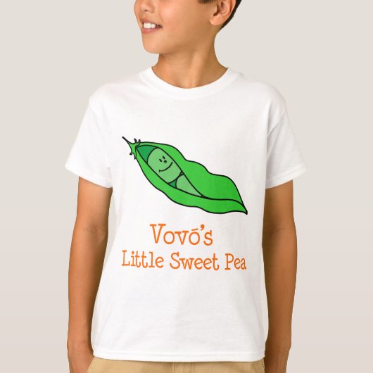 T-shirt Le petit pois doux de Vovo (Devant)