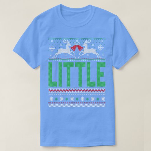 T-shirt Le petit pull moche de noël (Design devant)