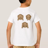 T-shirt Le petit singe de la maman -- Emoji (Dos)