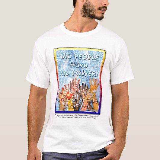 T-shirt Le peuple a le pouvoir (Devant)