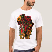 T-shirt Le pharaon nubien (Devant)