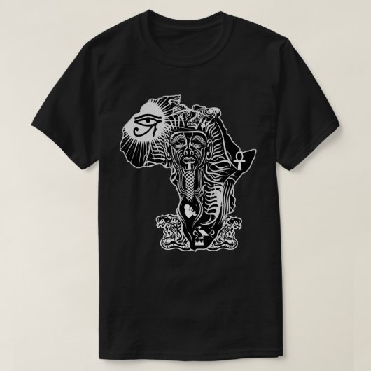 T-shirt Le pharaon nubien (Design devant)