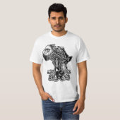 T-shirt Le pharaon nubien (Devant entier)