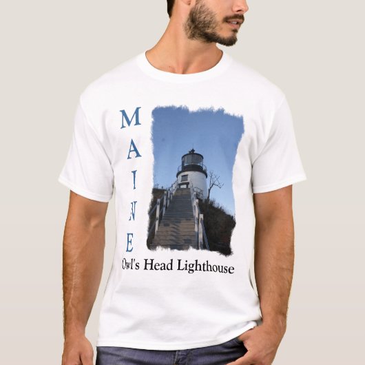T-shirt Le phare principal du hibou (Devant)