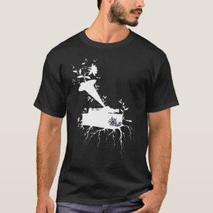 T-shirt Le phonographe, musical enracine le ~ version1