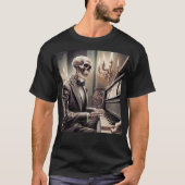 T-shirt Le pianiste mort (Devant)