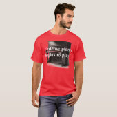 T-shirt le piano de *intense commence au play* (Devant entier)