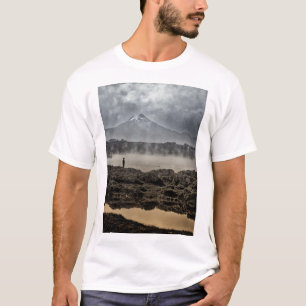 T-shirt Le pic d'Orizaba du lac Achichic à Puebla