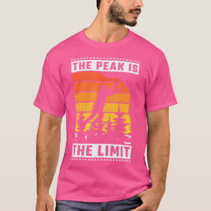 T-shirt Le pic est ma limite Escalade Rock