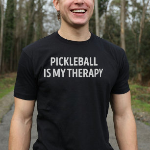 T-shirt Le Pickleball Est Ma Thérapie Drôle