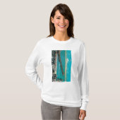 T-shirt Le pilier et la plage et Long Beach (Devant entier)