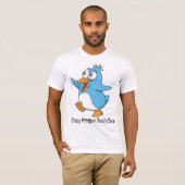 T-shirt Le pingouin fou "pingouin fou ne s'inquiètent pas" (Devant entier)