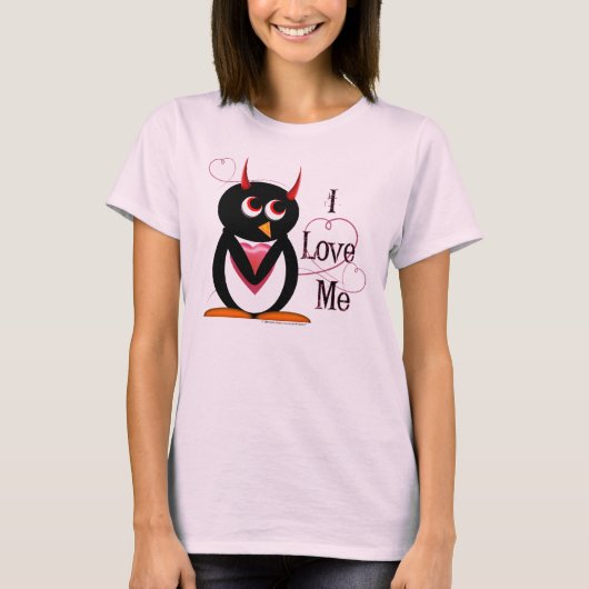 T-shirt Le pingouin I M'AIMENT (Devant)
