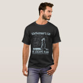 T-shirt Le Plan d'Évasion du Chat de Schrödinger Théière d (Devant entier)