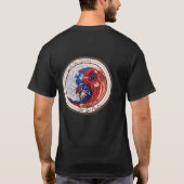T-shirt Le plastique libèrent (Dos)