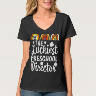 T-shirt Le plus chanceux directeur de l'école maternelle S