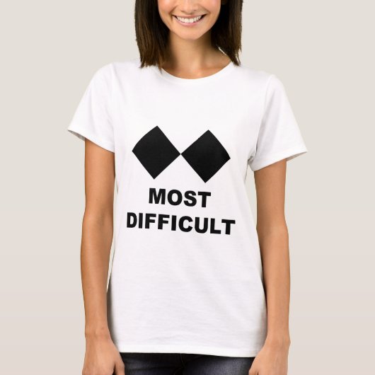 T-shirt Le plus difficile (Devant)