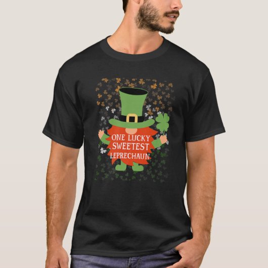 T-shirt Le plus drôle St Patrick's Day Lucky Gnome Family (Devant)