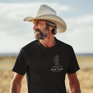 T-shirt Le plus fou, le plus génial   Grand-père Cowboy Pa