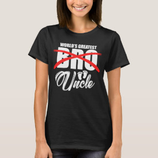 T-shirt Le plus grand bébé Faire-part de grossesse d'oncle
