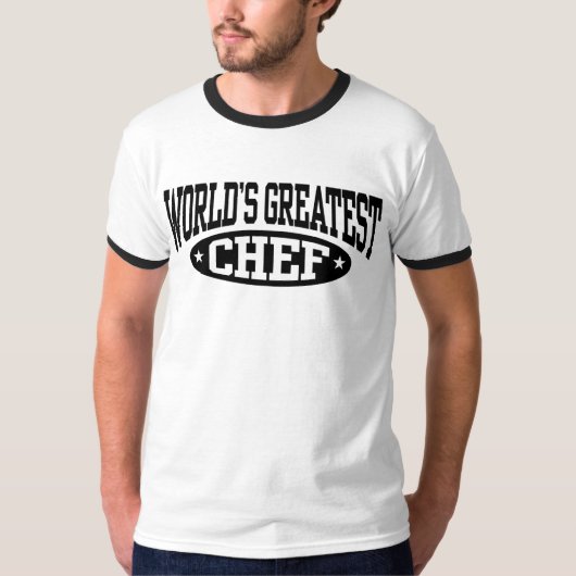 T-shirt Le plus grand chef du monde (Devant)