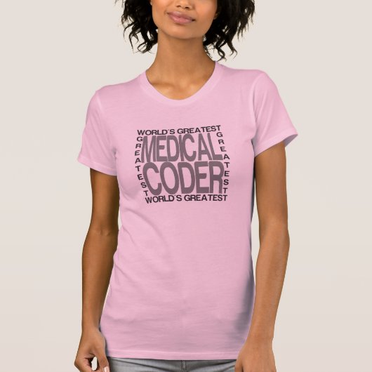 T-shirt Le plus grand codeur Médicale des mondes (Devant)