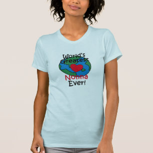 T-shirt Le plus grand coeur de Nonna du monde