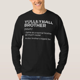 T-shirt Le plus grand Fa du Frère de définition de volleyb