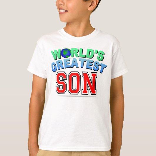 T-SHIRT LE PLUS GRAND FILS DU MONDE (Devant)