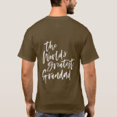 T-shirt Le plus grand grand grand-père du monde (Dos)