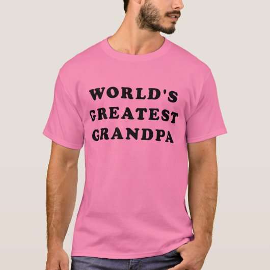 T-shirt Le plus grand grand-papa du monde (Devant)