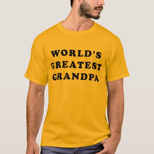 T-shirt Le plus grand grand-papa du monde (Devant)