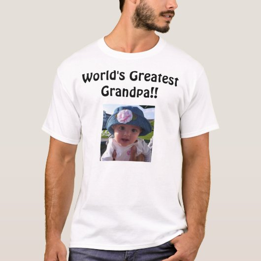 T-shirt Le plus grand grand-papa du monde ! ! (Devant)