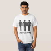 T-shirt Le plus grand gris d'armée (Devant entier)